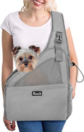 Lukovee Dog Slings for Small Dogs - Hard Bottom Support and Padded