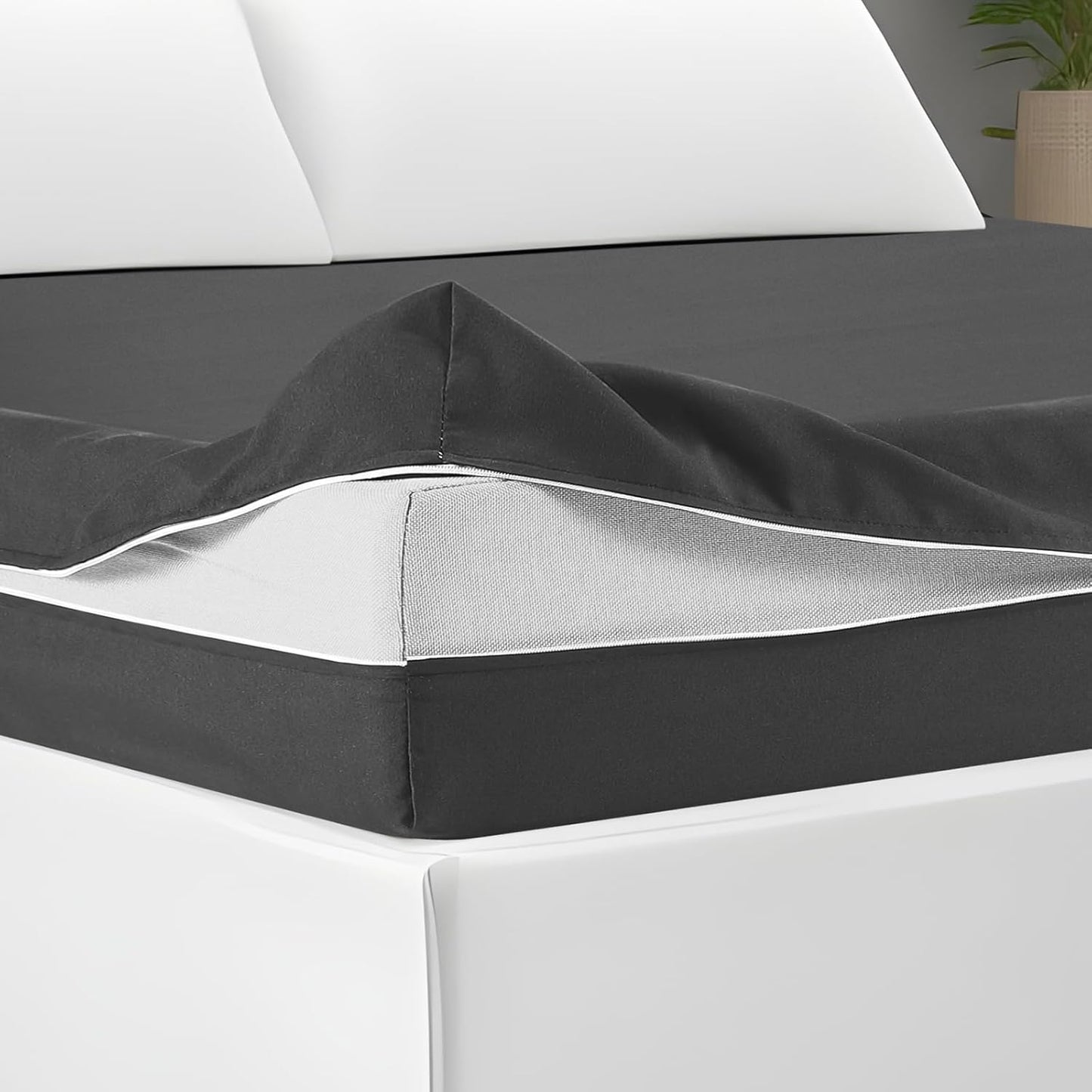 Zippered Mattress Fitted Protector for Queen Size Beds