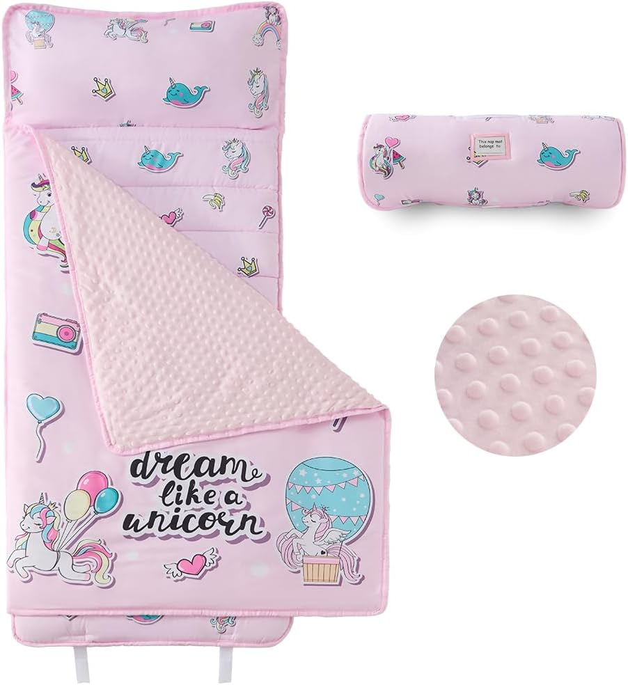 beeweed Toddler Nap Mat for Comfortable Sleep Anywhere