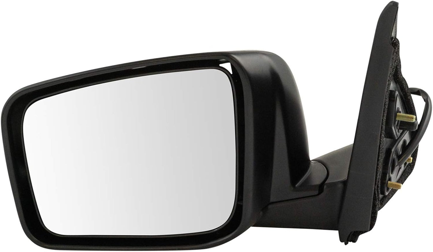 TRQ Driver Side Power Heated Mirror for 2008-2015 Nissan Rogue
