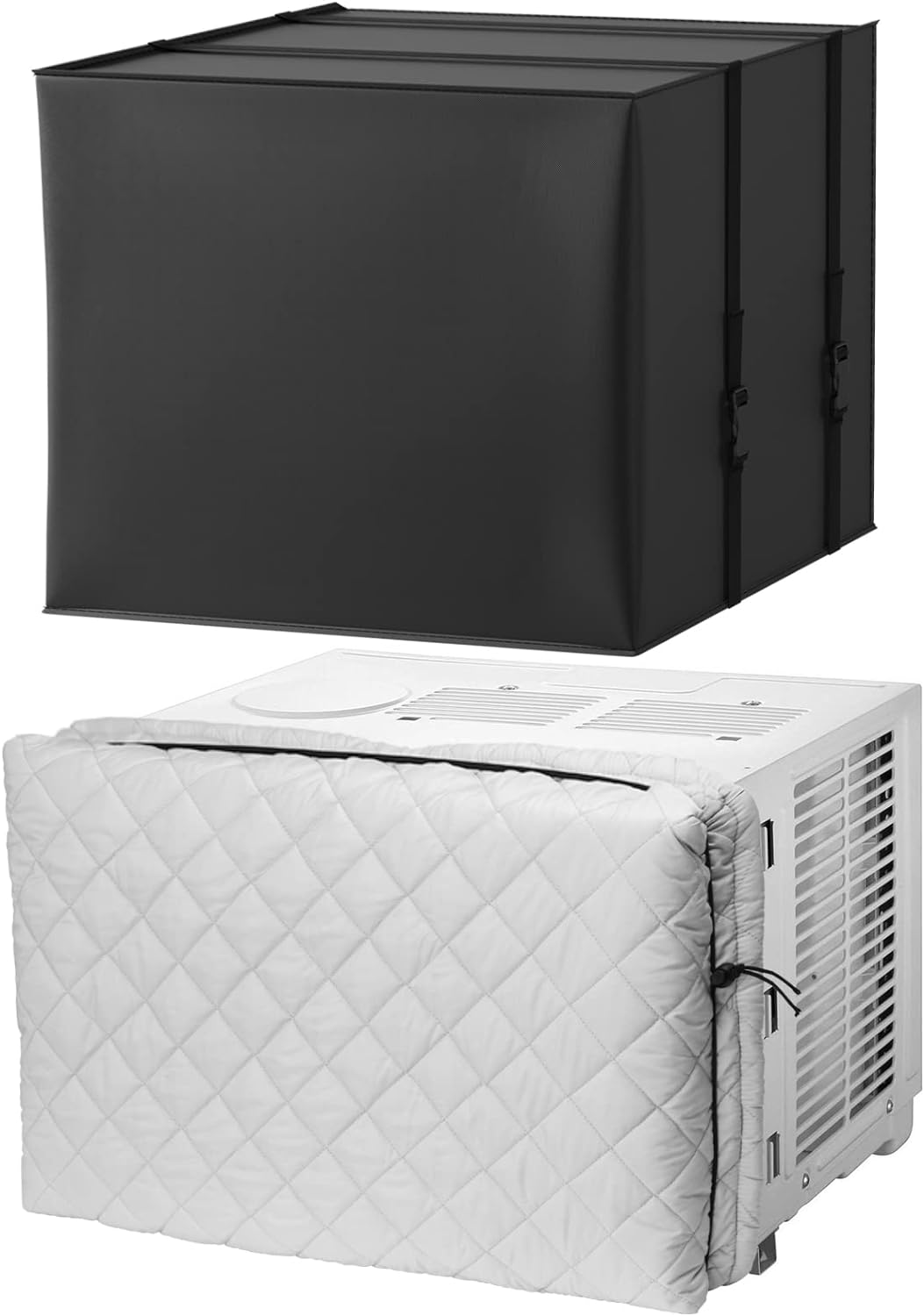 Dust-Proof Waterproof Air Conditioner Covers Set, Indoor & Outdoor Protection by HOXHA - 2 Pack