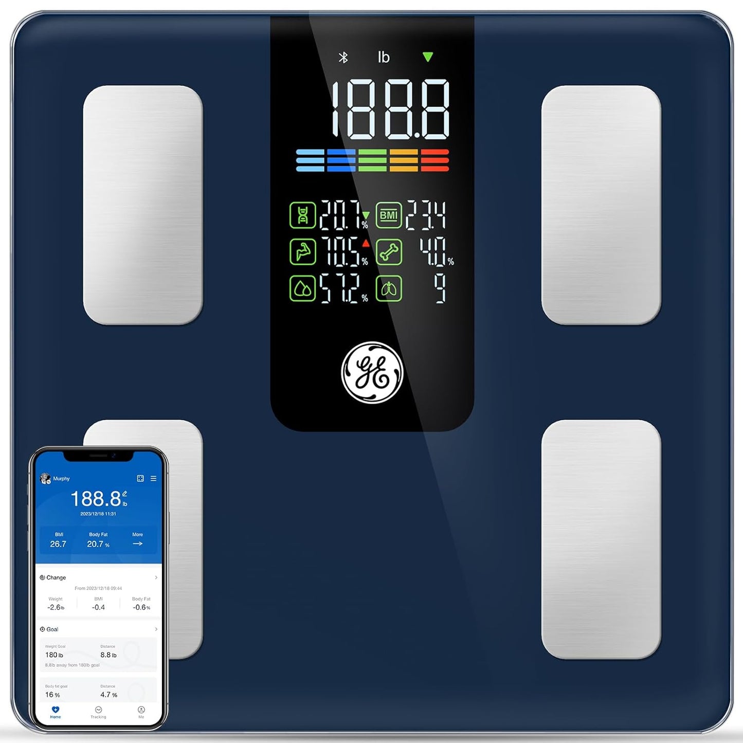 GE Smart Scale for Body Weight and Health Insights Tracking