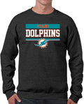 Team Fan Apparel NFL Charcoal Crewneck Sweatshirt - Warm Game Day Gear