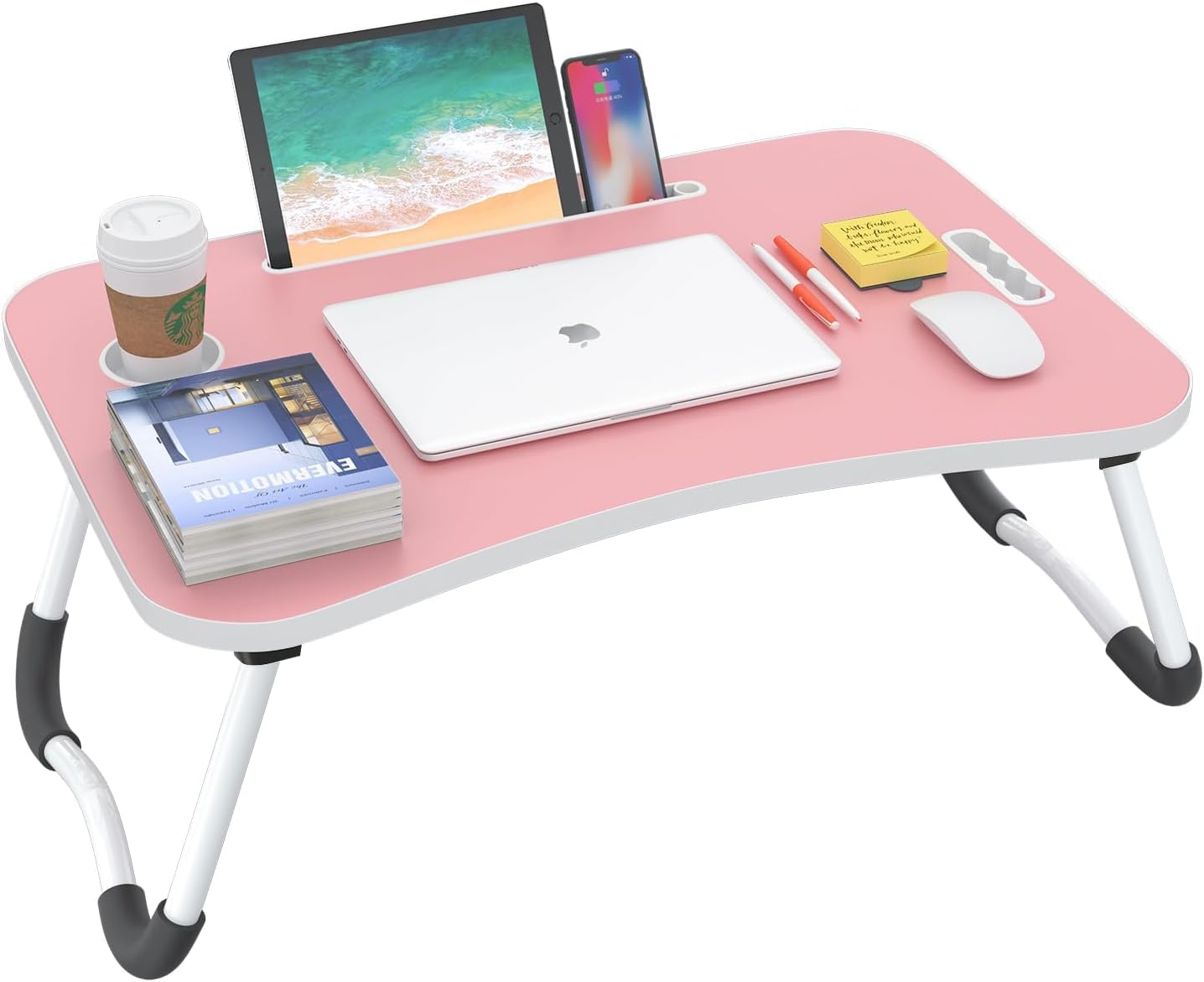 BUYIFY Folding Lap Desk for Work, Reading, and Eating Comfortably