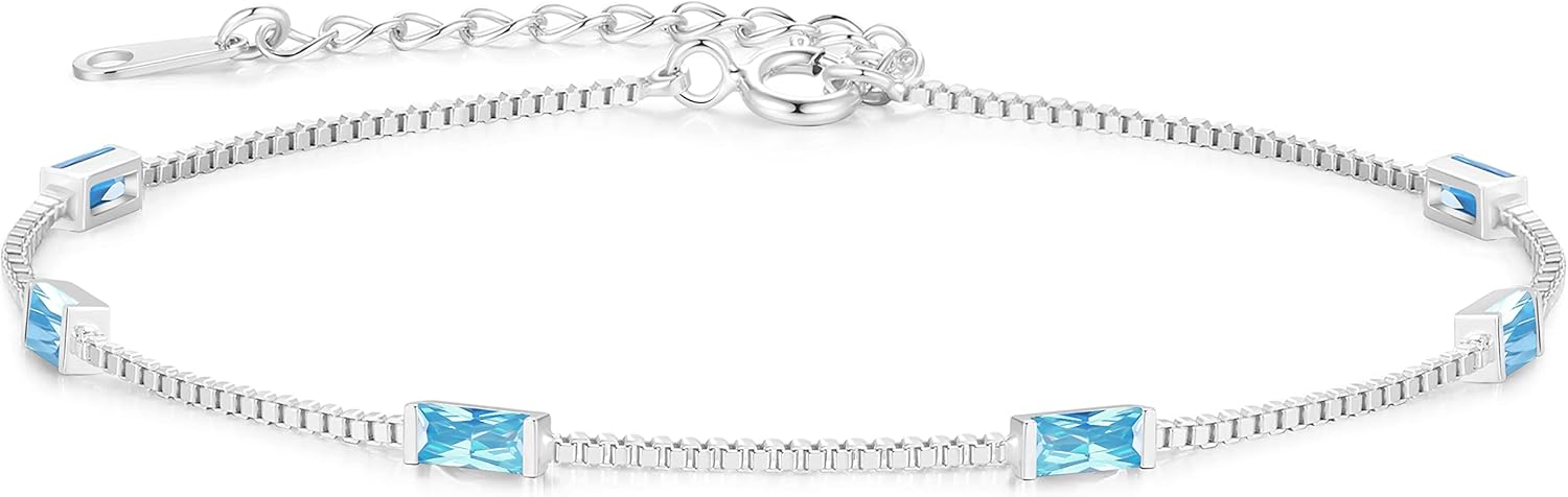 Elegant LOUISA SECRET Birthstone Bracelets for Women Gifts