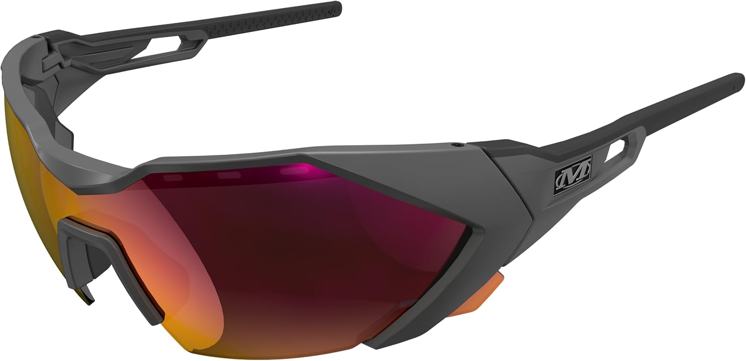 Mechanix Wear Vision Type-E Safety Glasses with Fire Mirror Lens