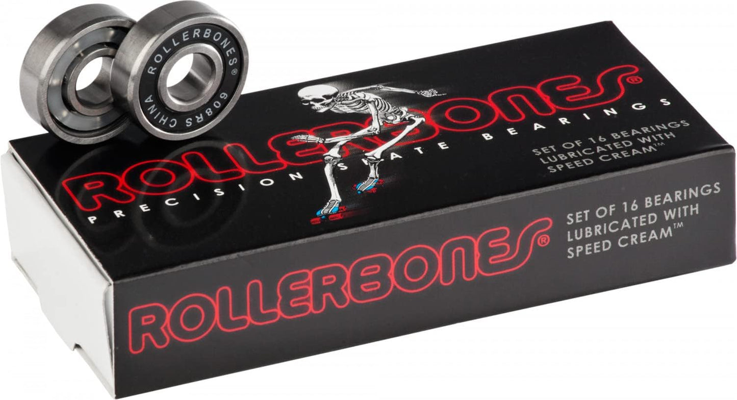 Rollerbones Bearings 8mm 16 Pack for Smooth Skating Experience