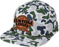 Custom Leather Patch 5 Panel Grandpa Rope Hat Adjustable Snapback flat