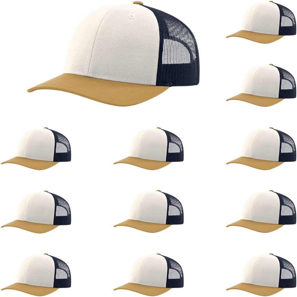 Richardson 112 Classic Six-Panel Adjustable Snapback Trucker Cap