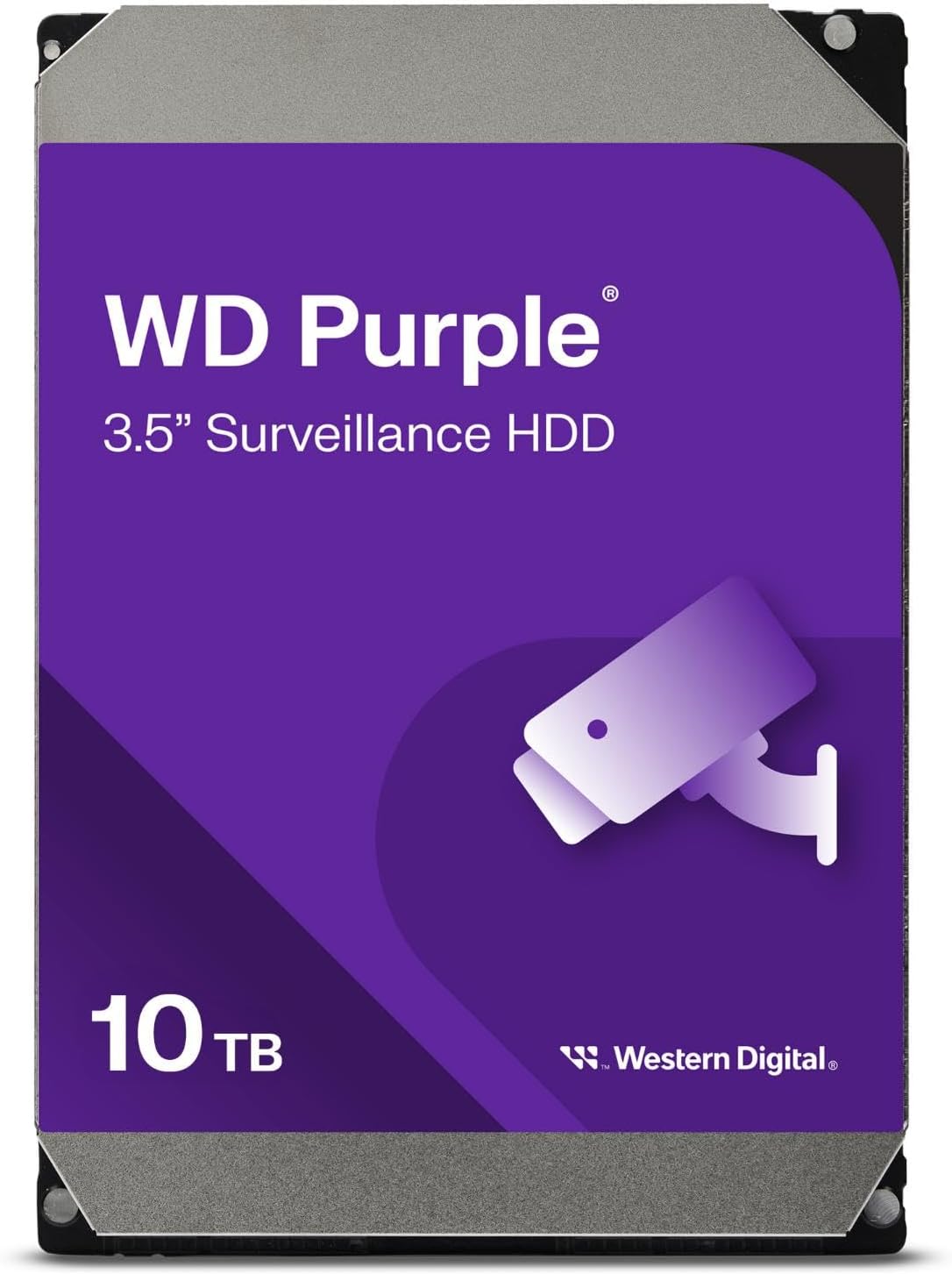 Maximize Surveillance Storage: WD 10TB Purple HDD