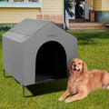 42 Outdoor Dog House for Large Breeds - Durable Weatherproof Shelter