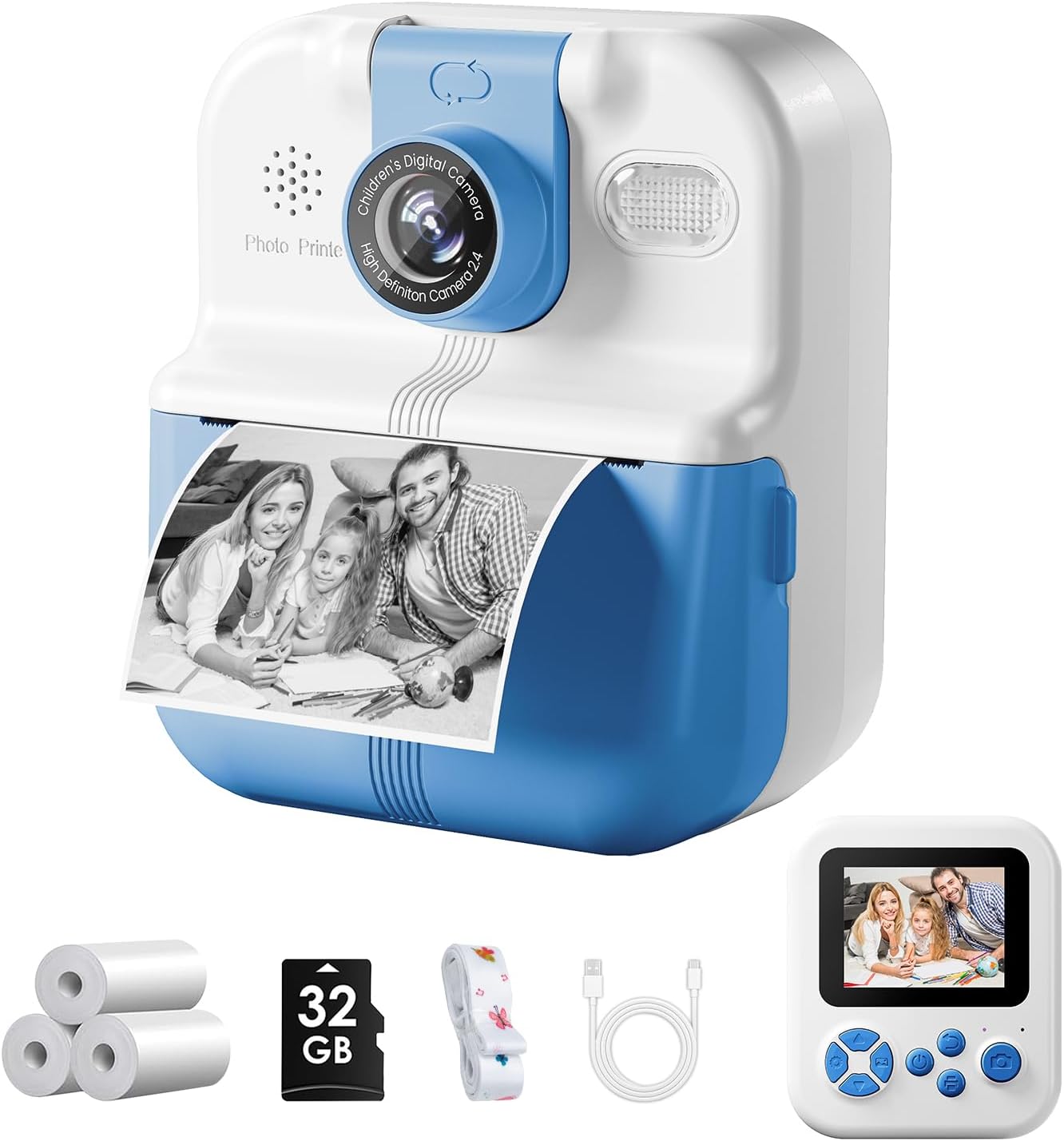 Liscuty Kids Instant Print Camera - Fun Birthday Gift!
