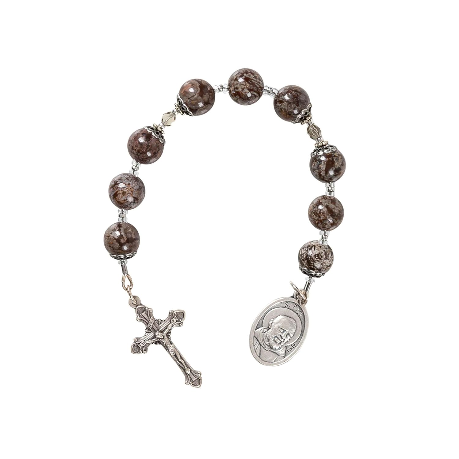 Jasper Chaplet of St. Padre Pio for Devotional Prayer