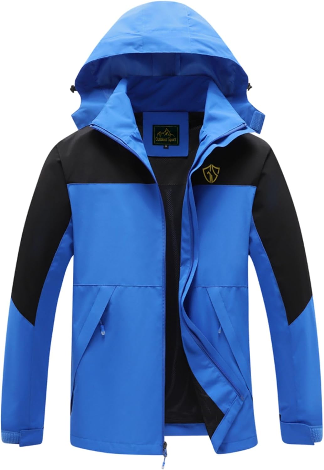 GIISAM Rain Jacket for Men - Lightweight Waterproof Windbreaker