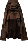 Scarlet Darkness Women's Renaissance Pirate High-Low Skirt - Costume