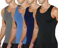 Men's Compression Muscle Undershirts Slimming Tank Top 4 (Style FL6R)