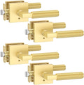 Gold Privacy Door Handles for Bedroom and Bathroom by Asidrama