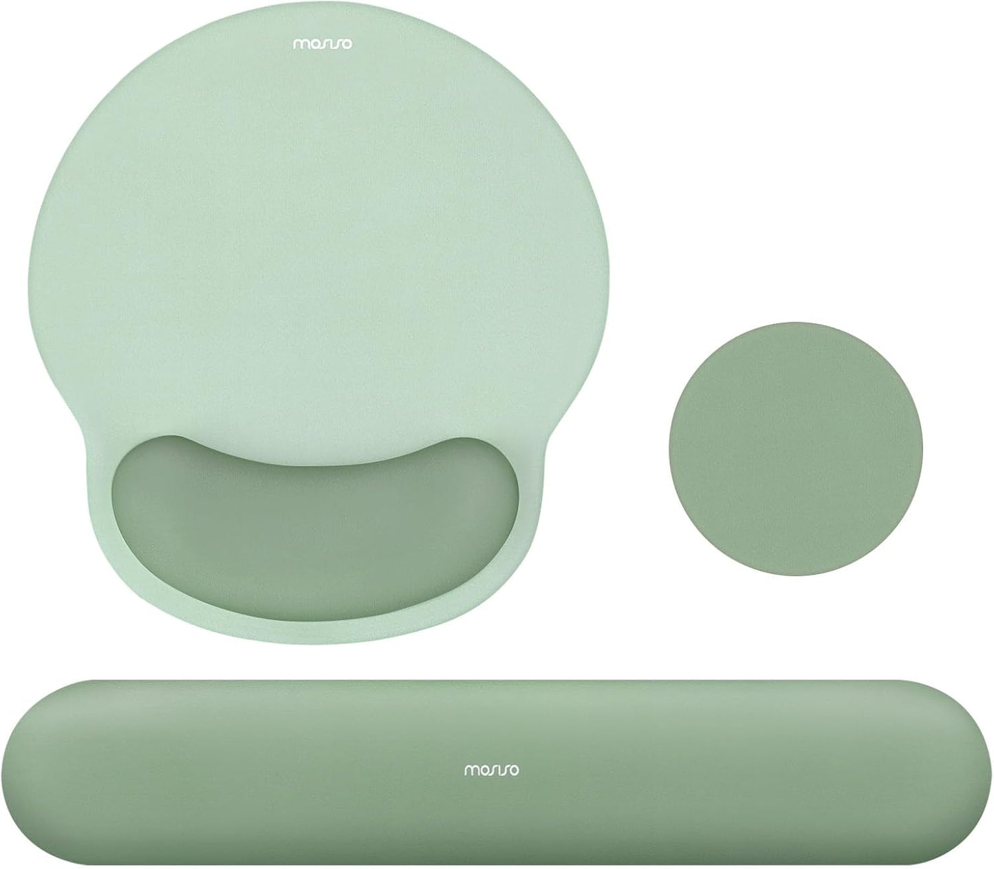 MOSISO Ergonomic Wrist Rest Set - Pain Relief & Easy Typing