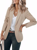Cicy Bell Womens Casual Blazers Open Front Long Sleeve Blazer Women's