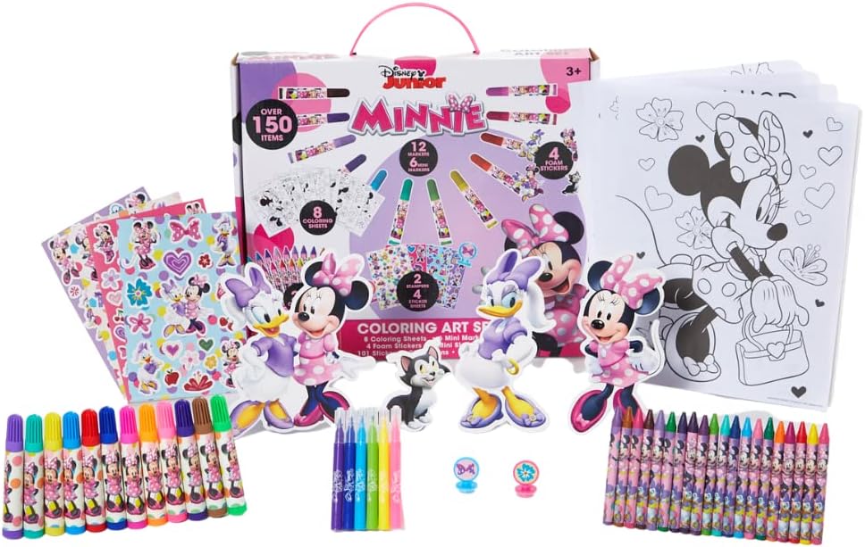 Minnie Mouse Art Set: 150+ Pieces of Creative Fun!