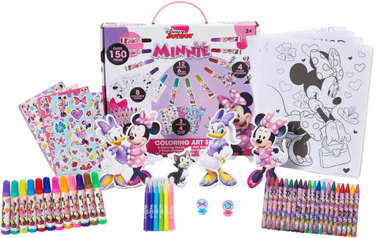 Minnie Mouse Art Set: 150+ Pieces of Creative Fun!