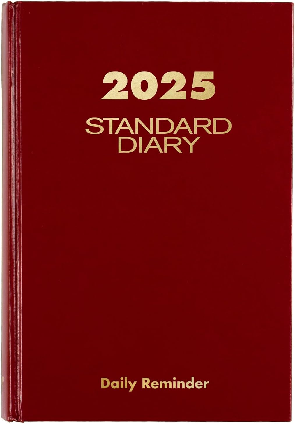 2025 Daily Diary, Small 5-3/4 x 8-1/4 Red