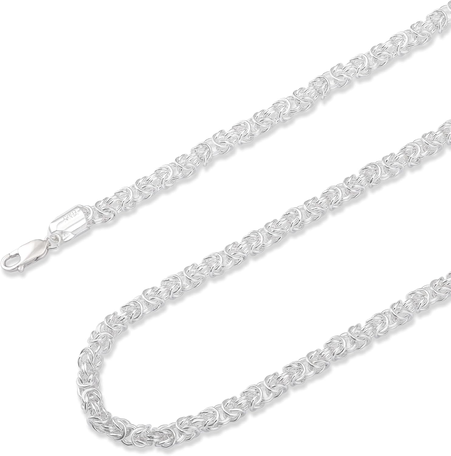 925 Sterling Silver Rope Chain with Lobster Clasp for All