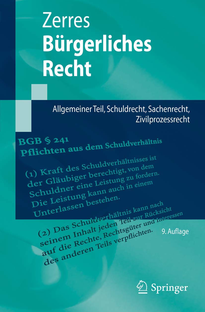Burgerliches Recht: Comprehensive Guide to German Law Concepts