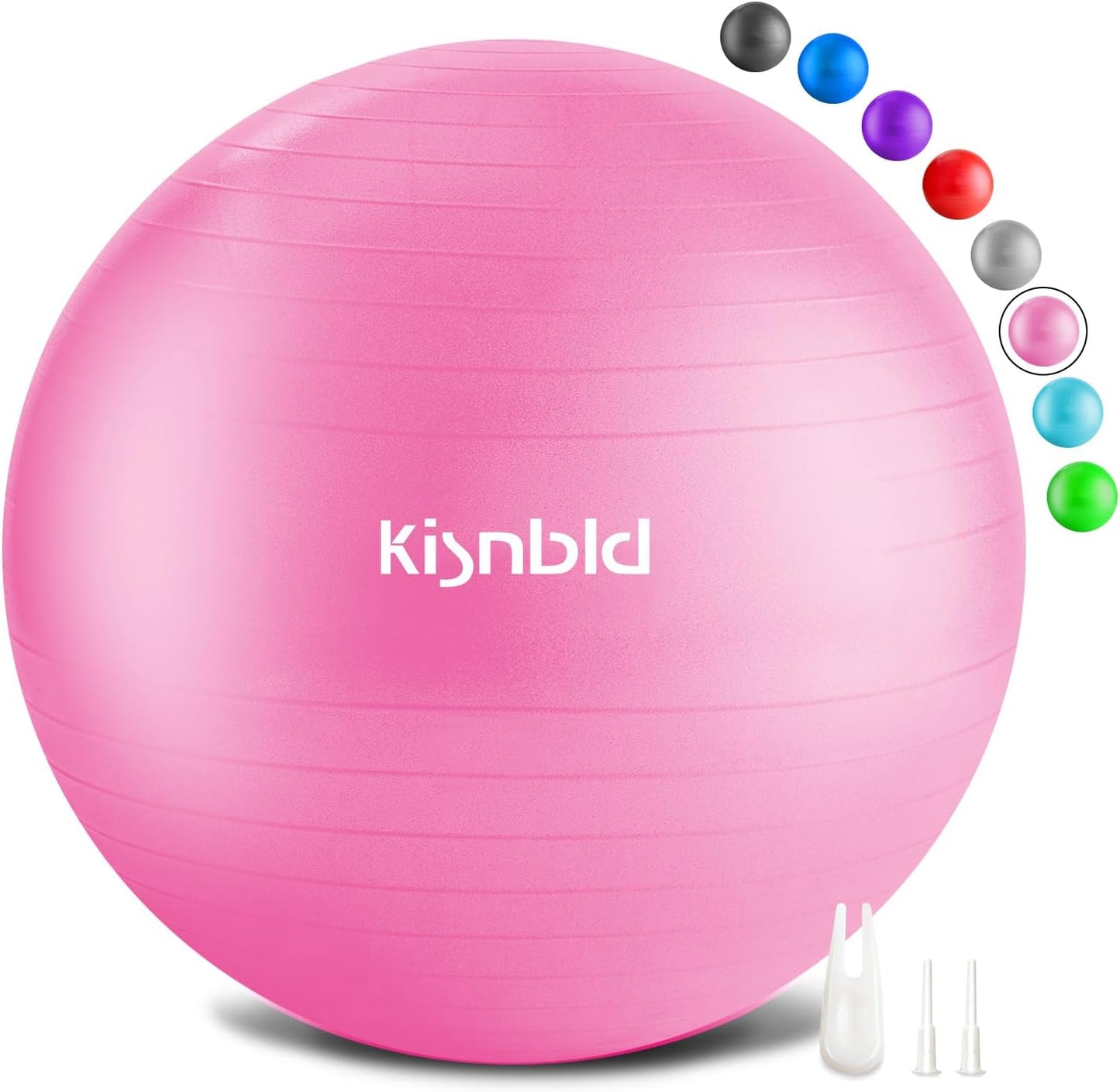 Anti-Burst Yoga Ball Set - Stability & Strength 