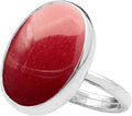 Natural Amazonite Crystal Ring 925 Sterling Silver (Style Q2DX)