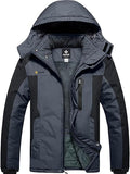 GEMYSE Men's Mountain Waterproof Ski Snow Jacket - Windproof Rain