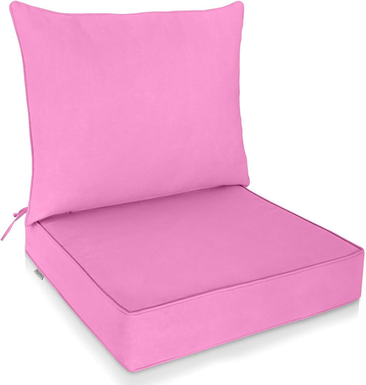 EAGLE PEAK Outdoor Deep Seat Cushion Set for Ultimate Comfort