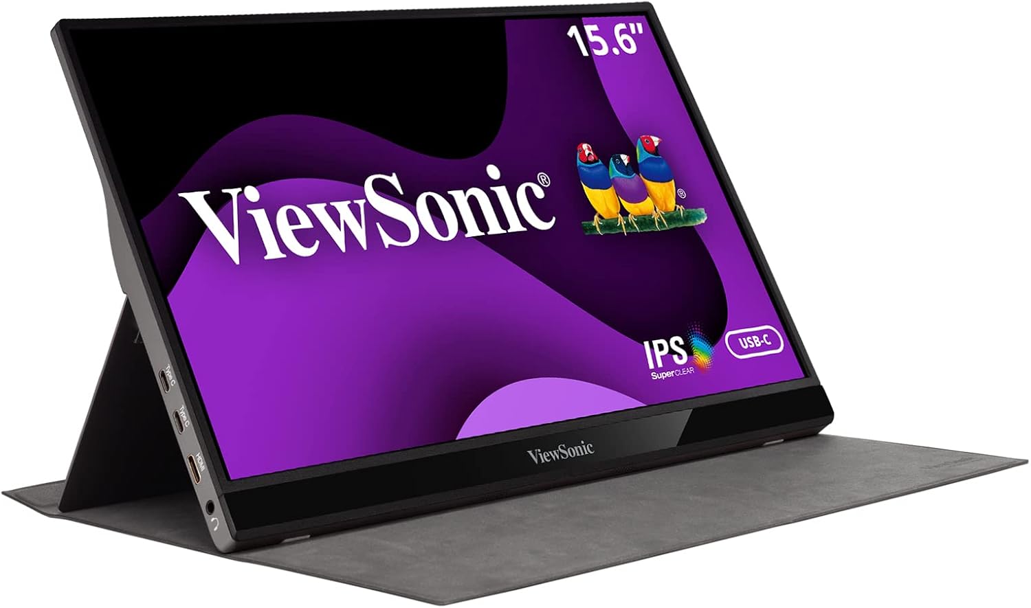 ViewSonic VG1655 Portable Monitor - Crisp 1080p Display