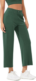Modal Soft Wide Leg Pants with Pockets - Comfortable High Waist Casual