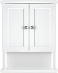 MCS 23x18 White Medicine Cabinet Organizer - Space-Saving Wall Cabinet