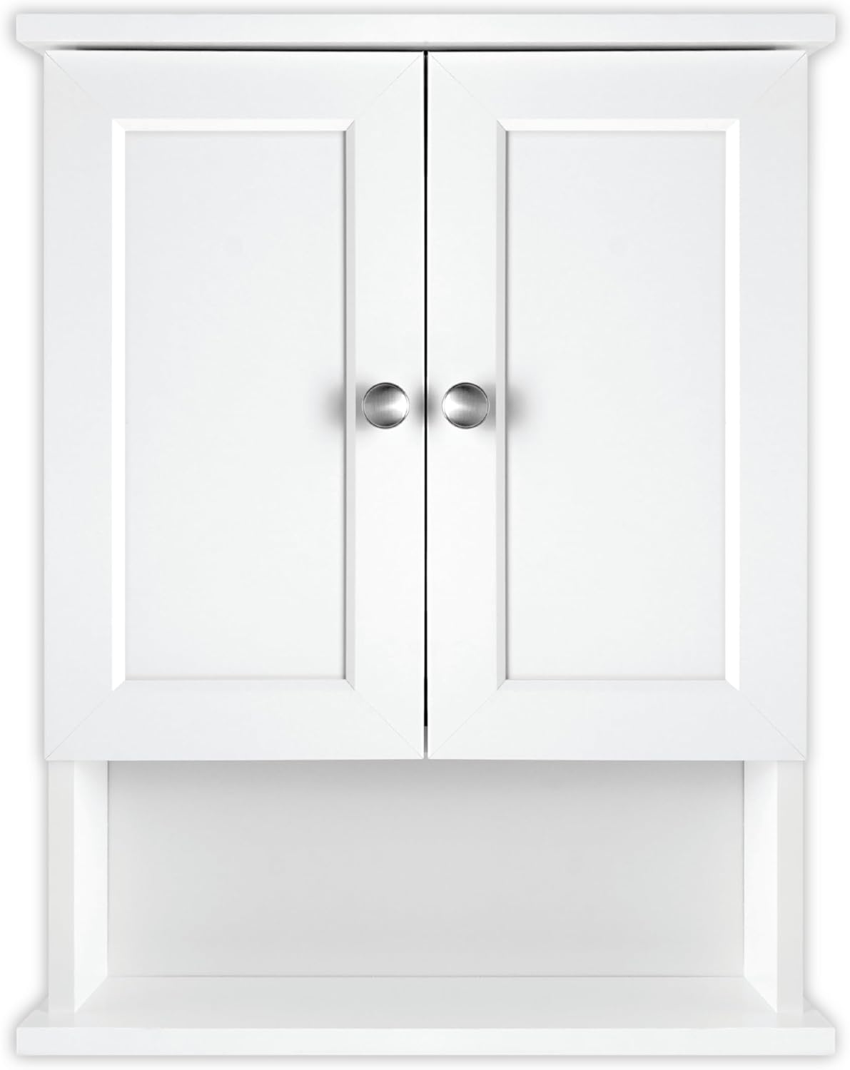 MCS 23x18 White Medicine Cabinet Organizer for Bathroom Storage
