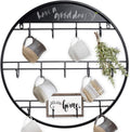 Coffee Cup Rack 22 in Round Square Mug Holder - Organized Display