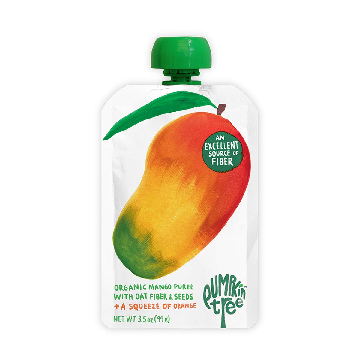 Pumpkin Tree Organics Fruit Snack Packets with Fiber and Orange