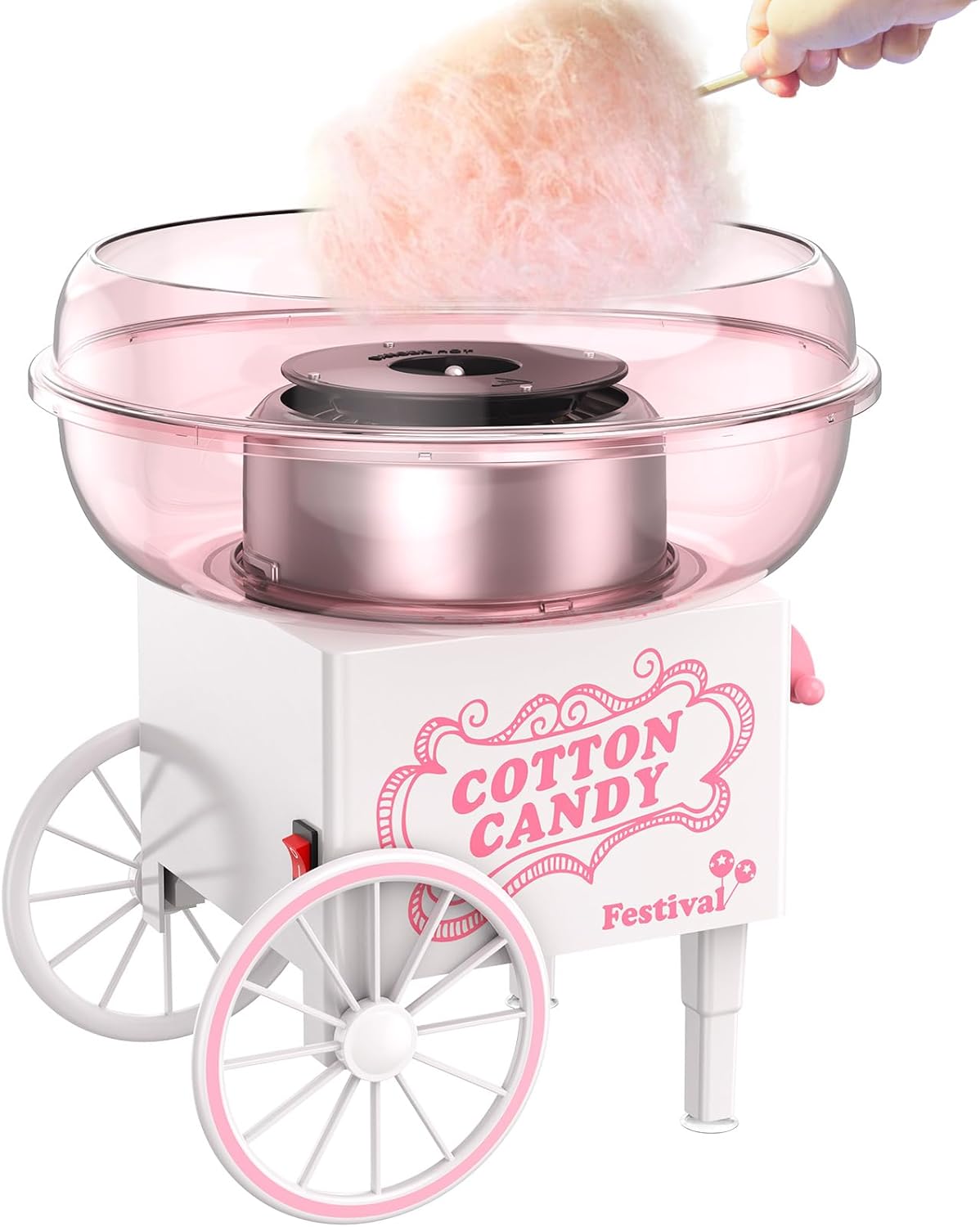 Mini Cotton Candy Machine for Kids - Easy & Safe to Use