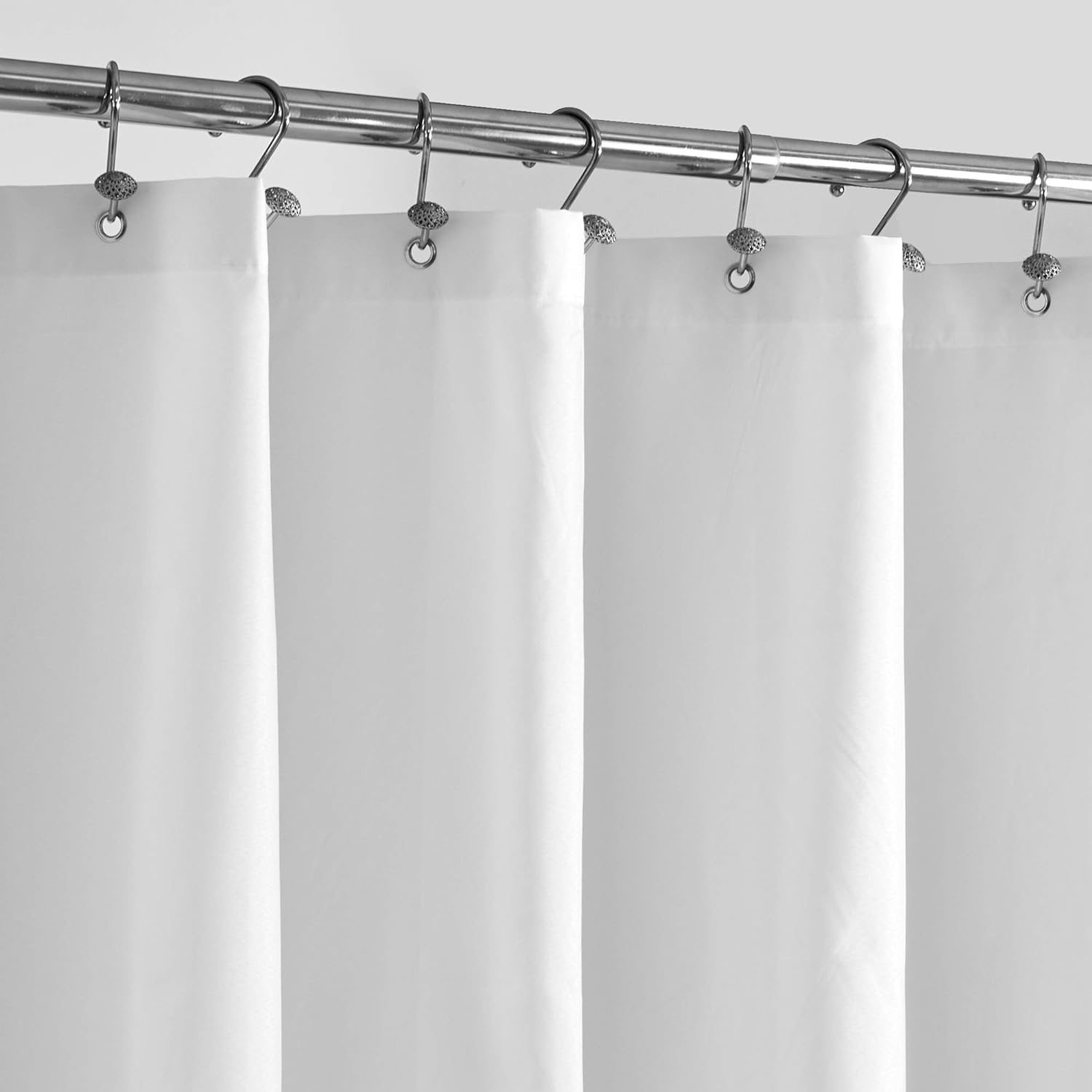 Waterproof Fabric Shower Liner with Magnets by ALYVIA SPRING