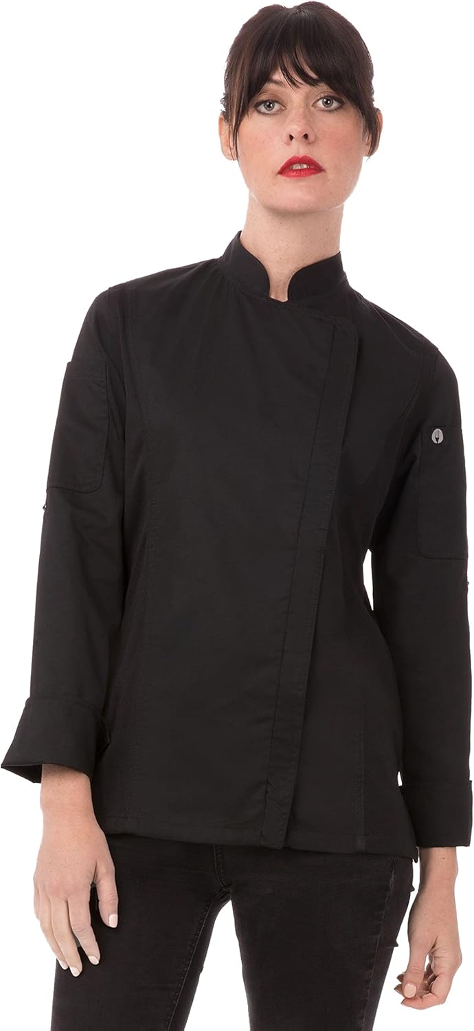 Chef Works Women's Hartford Cool Vent Chef Coat for Comfort