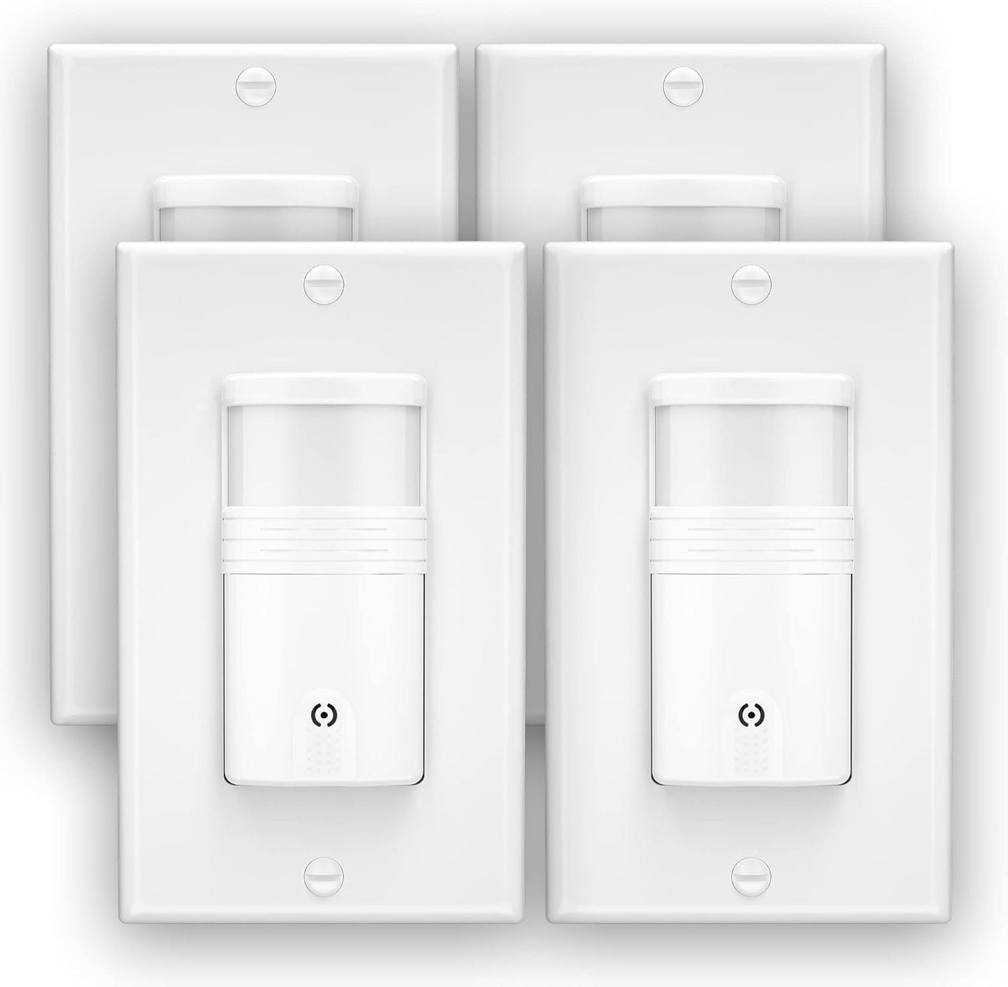 3-Way Motion Sensor Light Switch for Indoor Use, 2 Pack
