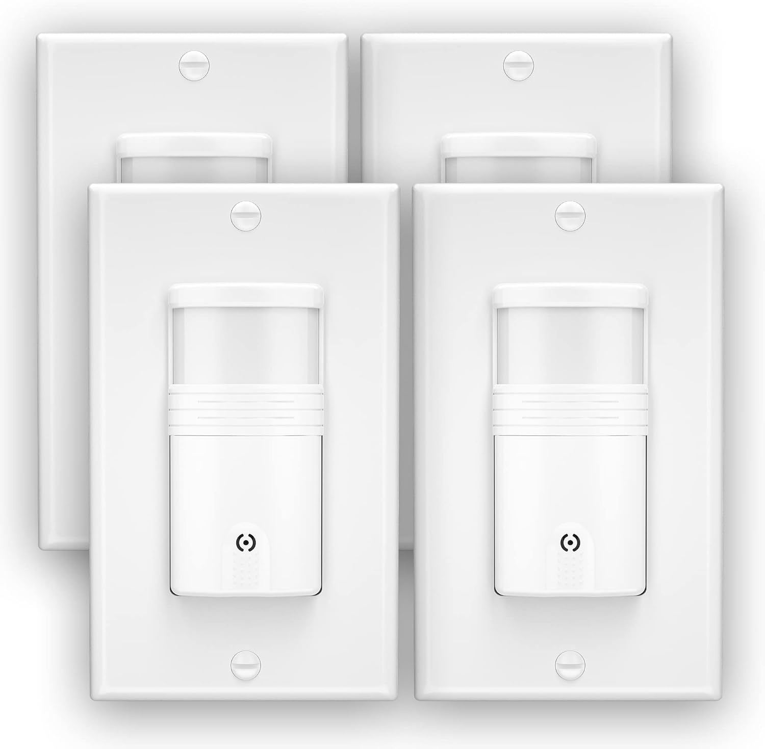 3-Way Motion Sensor Light Switch for Indoor Use, 2 Pack