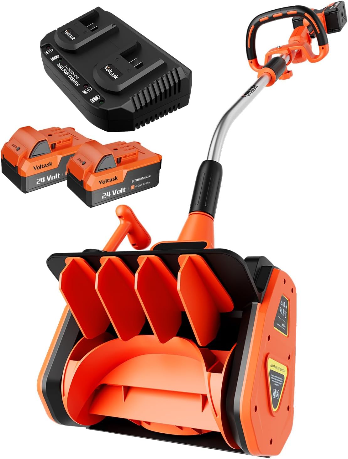 VOLTASK Cordless Snow Shovel: Lightweight & Powerful 48V Tool