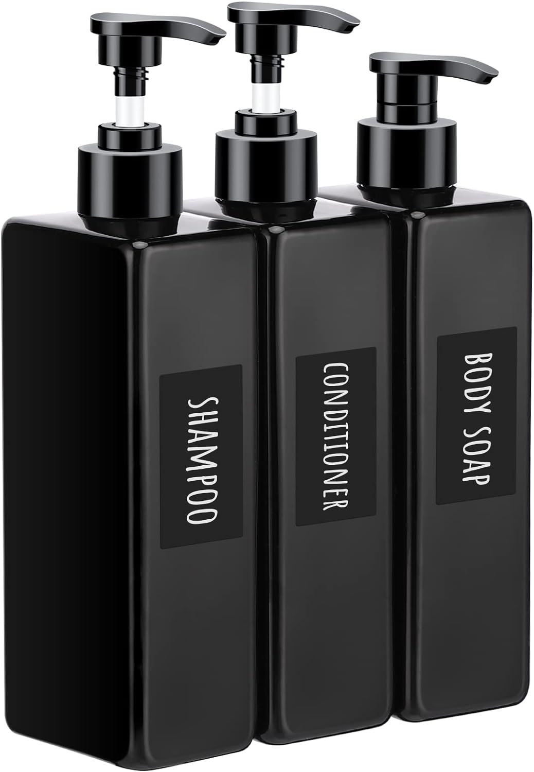 Segbeauty 3pcs 16.9oz Refillable Dispenser Set