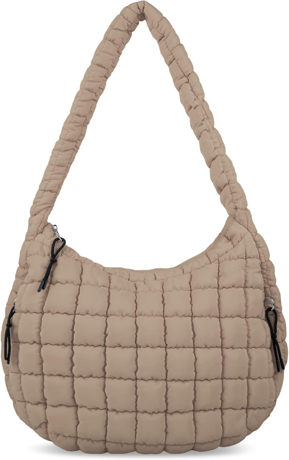 Quilted Puffer Tote Bag for Women - Stylish Lightweight Carryall