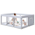 Large Baby Playpen 74x50 in Play Yard for Babies and Toddlers - Safe