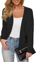 Women's Lightweight Open Front Cardigan (S-2X) - Breathable Layering