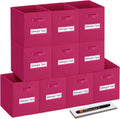 artsdi 13x13 storage cube bins (Set of 10) - Collapsible Closet