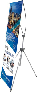 T-SIGN Adjustable Tripod X Banner Stand for Trade Shows & Events
